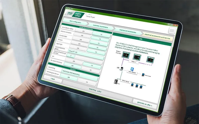 VEMAG Easy Offer 2 – Anlagenbaukonfigurator